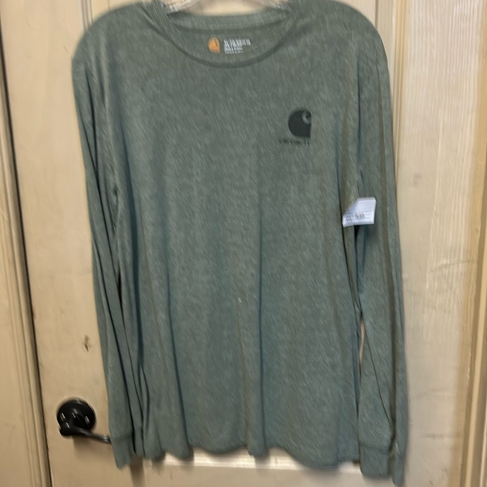 Carhartt green long sleeved lightweight junior boys